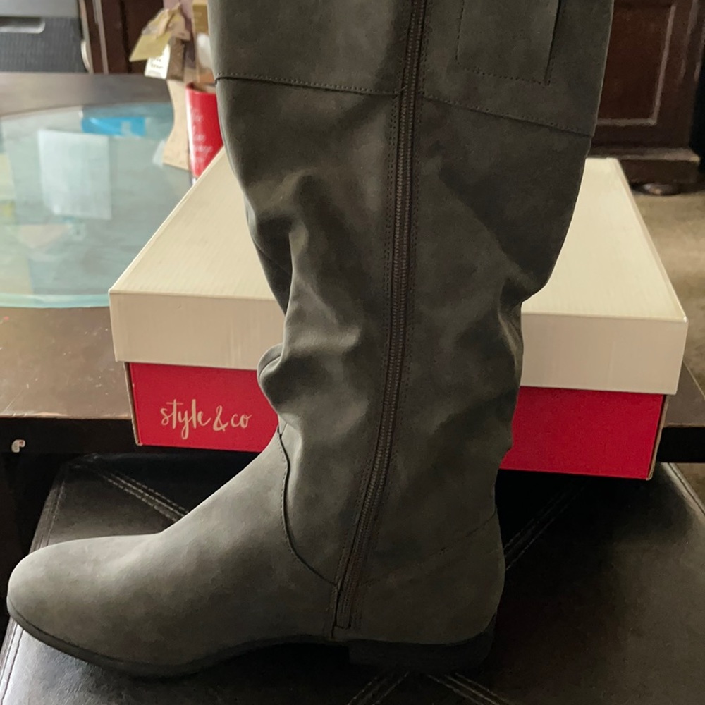 Grey style & co boots